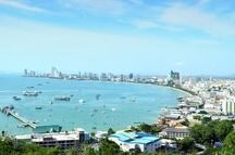Beautiful gulf and city landscape of Pattaya Beautiful gulf and city landscape of Pattaya